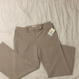 Calvin Klein Tan Flare pants